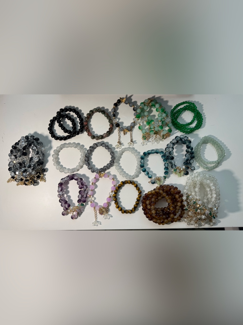 Beaded Stretch Bracelet Set - Multicolor Women’s Jewelry
